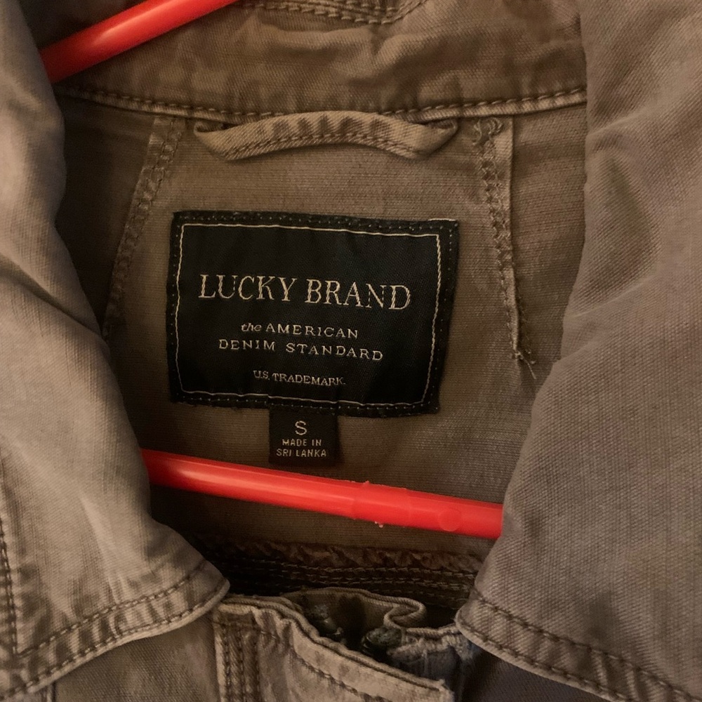 Lucky Brand Men's Olive Field Jacket - Utility Style
